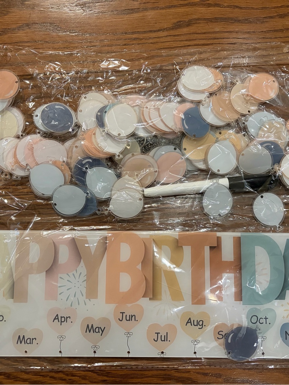 Classroom Decor birthday chart